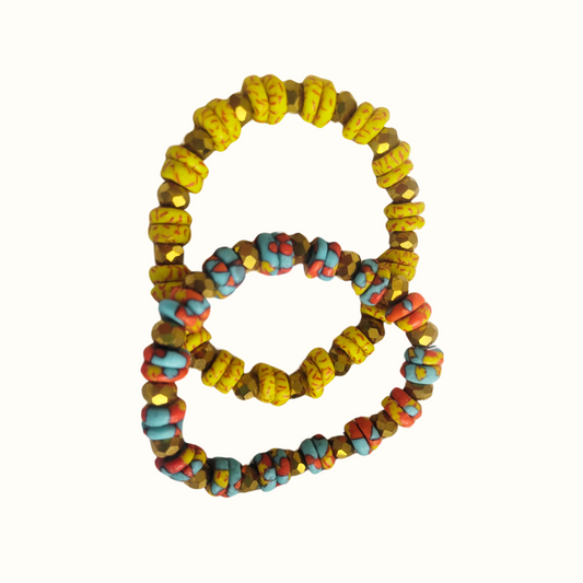 African Beaded Bracelet | Linguistic Colors