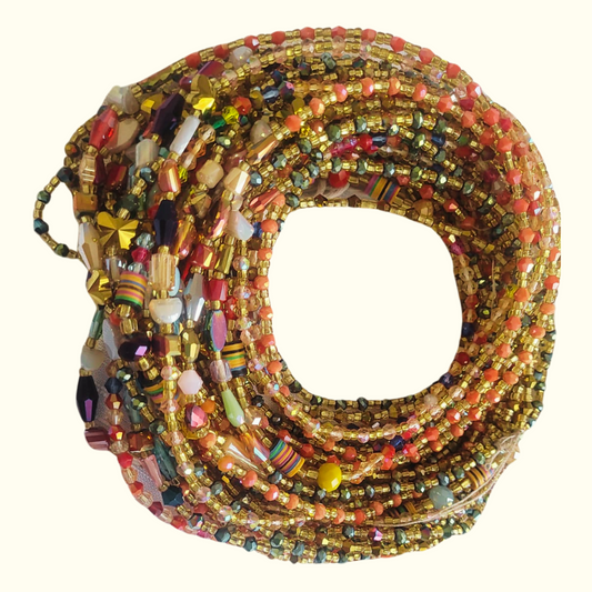 Waist Beads / African Hip Chain - Mixed Beads