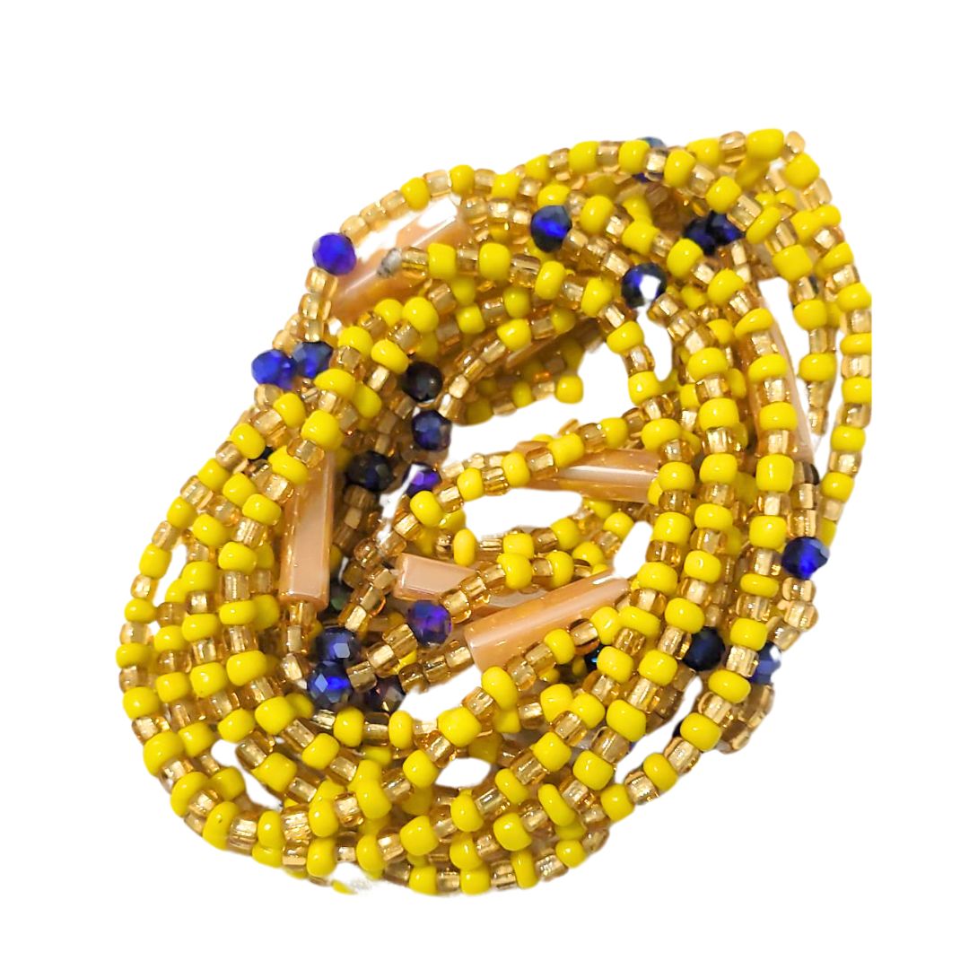 Waist Beads / African Hip Chain - Yellow