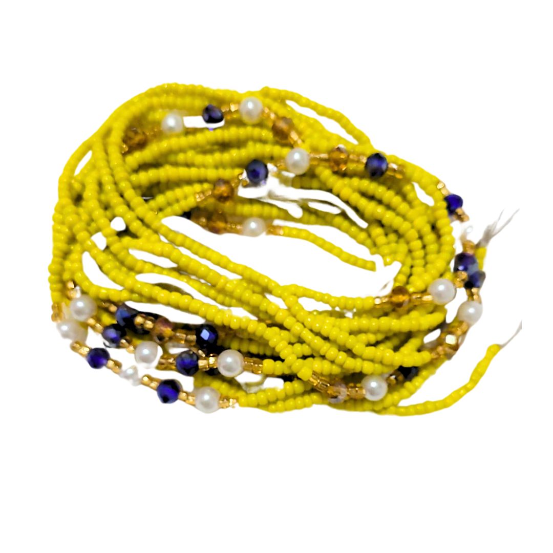 Waist Beads / African Hip Chain - Yellow